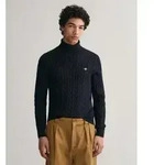 Gant f&uuml;r Herren. 8050607 Marineblauer Rollkragenpullover (L), L&auml;ssig,...