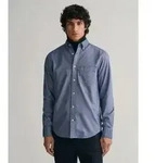Gant f&uuml;r Herren. 3000200 Regular Fit Oxford Hemd blau (S), L&auml;ssig, Baumwolle,