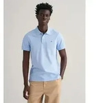 Gant f&uuml;r Herren. 2210 Piqu&eacute;-Poloshirt Regular Fit Shield blau (S), L&auml;ssig,