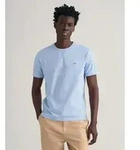 Gant f&uuml;r Herren. 2003184 Schild T-shirt blau (S), L&auml;ssig, Baumwolle, Kurzarm,