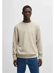 BOSS f&uuml;r Herren. 50509323 Westart beige Pullover (M), L&auml;ssig, Baumwolle