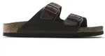 Birkenstock f&uuml;r Damen. 452763 Sandalen aus Leder Arizona Soft Footbed Oiled...