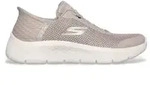 Skechers f&uuml;r Damen. 124836 Pantoletten Go Walk Flex Grand Entry beige Pantoffeln