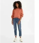 Levi's f&uuml;r Damen. 19887-0225 Boyfriend Jeans Medium (27/27), Blau, L&auml;ssig,