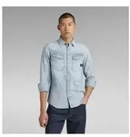 G-Star f&uuml;r Herren. D23616-D252-G342 Schmales Denim-Hemd blau (S), L&auml;ssig,