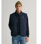 Gant f&uuml;r Herren. 7006341 Windjacke gesteppte Windjacke Weste navy (S), L&auml;ssig,
