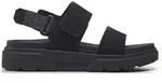 Timberland f&uuml;r Damen. TB0A61N4EK41 Greyfield Ledersandalen mit Riemen hinten schwarz