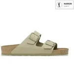Birkenstock f&uuml;r Damen. 1027697 Leder-Sandalen Arizona Birko Flor (Schmale Passform)