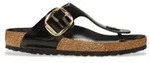 Birkenstock f&uuml;r Damen. 1021467 Leder-Sandalen Gizeh Big Buckle (Normale Passform)