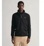 Gant f&uuml;r Herren. 2008006 Shield Zip Hoodie schwarz (XS), L&auml;ssig, Baumwolle