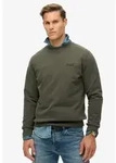 Superdry f&uuml;r Herren. M2013751A Essential Sweatshirt gr&uuml;n (S), L&auml;ssig, Baumwolle