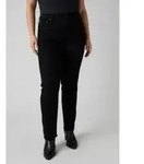 Levi's f&uuml;r Damen. 18883-0321 Gerade High-Waisted Jeans 724 schwarz (27/30),...