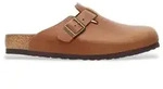 Birkenstock f&uuml;r Herren. 1028179 Leder-Clogs Boston (Normale Passform) braun...