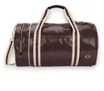 Fred Perry f&uuml;r Herren. L7255 Burgunderrote Barrel Classic Tasche (OSFA), L&auml;ssig,