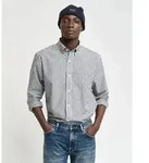 Gant f&uuml;r Herren. 3000130 Hemd Regular Fit schwarz gestreiftes Popeline-Hemd (S),