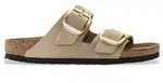 Birkenstock f&uuml;r Damen. 1024064 Leder-Sandalen Arizona Big Buckle Lenb (Schmale