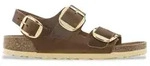 Birkenstock f&uuml;r Damen. 1024067 Leder-Sandalen Milano (Schmale Passform) braun (38),