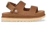UGG f&uuml;r Damen. 1167399 Goldenstar Glide Ledersandalen braun (36), 1 bis 3 cm,