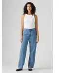 Levi's f&uuml;r Damen. A3494-0072 Baggy Jeans Papa blau (27/32), L&auml;ssig, Baumwolle,