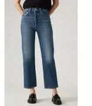 Levi's f&uuml;r Damen. 72693-0218 Ribcage gerade Kn&ouml;cheljeans blau (27/27),...
