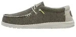 HeyDude f&uuml;r Herren. HD40003 Turnschuhe Wally geflochten grau (41), Stoff,...