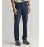 Gant f&uuml;r Herren. 1000260 Blaue Slim Fit Jeans (36/34), L&auml;ssig, Baumwolle, Denim,