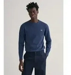 Gant f&uuml;r Herren. 8030561 Blauer Pullover mit Rundhalsausschnitt (3XL), L&auml;ssig,