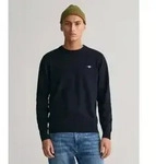 Gant f&uuml;r Herren. 8030561 Klassischer marineblauer Pullover mit Rundhalsausschnitt