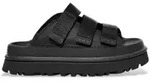 UGG f&uuml;r Damen. 1167430 GoldenGlow Schwarze Ledersandalen (36), Wohnung, Keine,