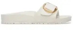 Birkenstock f&uuml;r Damen. 1029633 Sandalen Madrid Big Buckle (Schmale Passform) wei&szlig;