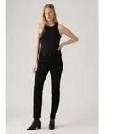 Levi's f&uuml;r Damen. 39250-0122 Klassische gerade Jeans schwarz (26/32), L&auml;ssig,