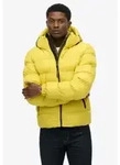 Superdry f&uuml;r Herren. M5011905A Sportsteppjacke mit Kapuze gelb (S), L&auml;ssig,