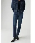 Levi's f&uuml;r Damen. 12501-0554 Jeans 501 Original navy (27/30), L&auml;ssig, Baumwolle,