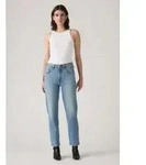 Levi's f&uuml;r Damen. 36200-0391 Jeans 501 Crop blau (27/26), L&auml;ssig, Baumwolle, Denim