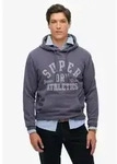 Superdry f&uuml;r Herren. M2014091A Athletic Ess Sweatshirt blau (S), L&auml;ssig, Polyester