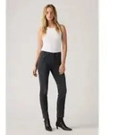 Levi's f&uuml;r Damen. 18883-0391 Jeans 724 High Rise Straight schwarz (27/30), L&auml;ssig,