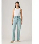 Levi's f&uuml;r Damen. 79078-0045 Jeans Ribcage Volle L&auml;nge blau (27/32), L&auml;ssig,