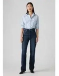 Levi's f&uuml;r Damen. 79078-0044 Jeans Ribcage Volle L&auml;nge navy (27/32), L&auml;ssig,