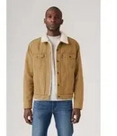 Levi's f&uuml;r Herren. 16365-0305 Jacke Typ 3 Sherpa braun (M), L&auml;ssig, Baumwolle