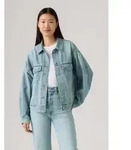 Levi's f&uuml;r Damen. A1743-0140 Jacke 90er Jahre hellblau (L), L&auml;ssig, Baumwolle,
