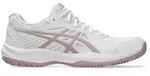 Asics f&uuml;r Damen. 1042A283 Court Slide 4 wei&szlig;e Turnschuhe (41.5), Wohnung,