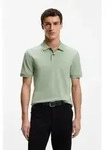BOSS f&uuml;r Herren. 50553564 Pallas gr&uuml;nes Poloshirt (M), L&auml;ssig, Baumwolle,...