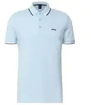 BOSS f&uuml;r Herren. 50469055 Paddy Polo (L), Blau, L&auml;ssig, Baumwolle, Kurzarm