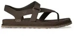UGG f&uuml;r Damen. 1175134 GoldenGaze Zehensteg-Sandalen aus braunem Leder (37),