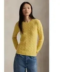 Polo Ralph Lauren f&uuml;r Damen. 211880516006 Baumwollpullover aus gelbem