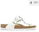 Birkenstock f&uuml;r Damen. 1026686 Leder-Sandalen Gizeh Flower (Regul&auml;re Passform)