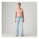 Levi's f&uuml;r Damen. A5566-0043 Hellblaue, locker sitzende Low-Rise-Jeans (27/32),