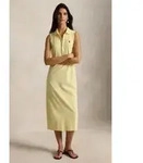 Polo Ralph Lauren f&uuml;r Damen. 211968292005 Polokleid aus Stretch-Baumwolle gelb (M),