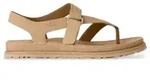 UGG f&uuml;r Damen. 1175134 GoldenGaze Toe Post Sandalen aus beigem Leder (36),...