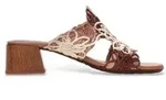 Hispanitas f&uuml;r Damen. HV264841 Braune Tulipan-Sandalen (38), 3 bis 5 cm, Keine,
